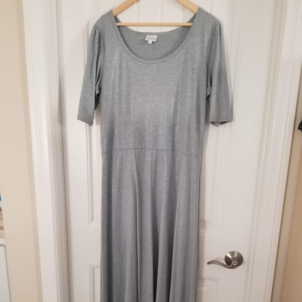 2XL Ana - Lularoe - Grey with Holographic Coloring